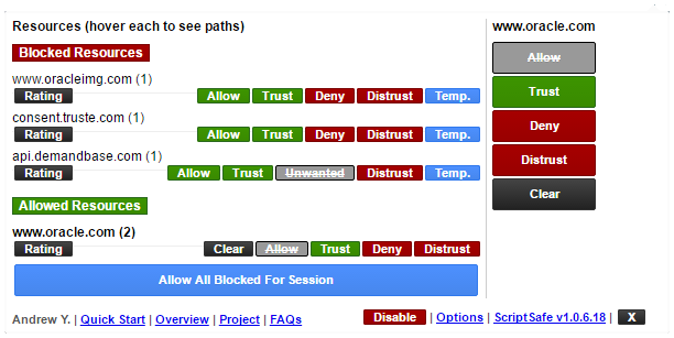 Utilisation d'un proxy HTTP chiffrant.