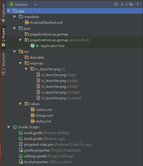 Structure du projet. Structure du projet.